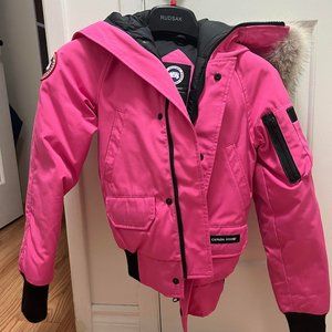 Canada Goose Pink Chilliwack Bomber Jacket Youth XS